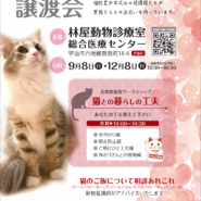 保護猫譲渡会　in 林屋動物診療室総合医療センター