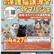 百町保護猫譲渡会＆マルシェ