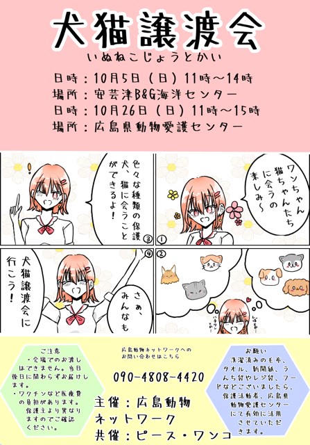 犬猫譲渡会