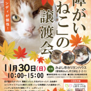 第2回障がい猫の譲渡会★みよし市