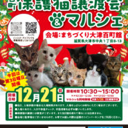 百町保護猫譲渡会＆マルシェ
