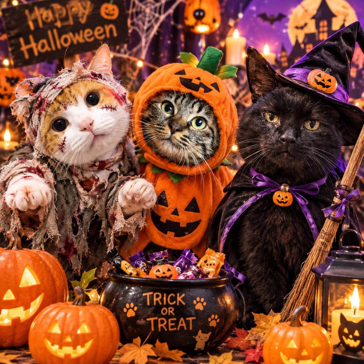 in岡崎市☆ハロウィン☆保護猫達を暖かいオウチに迎えよう☆2026年10月25日(日)~ 非営利団体「ちーむ にゃいんず」