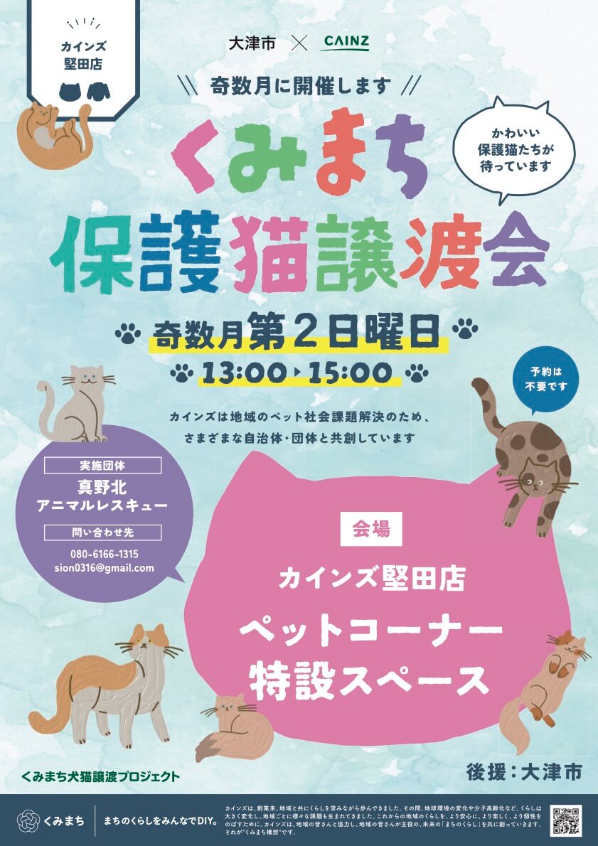 くみまち保護猫譲渡会